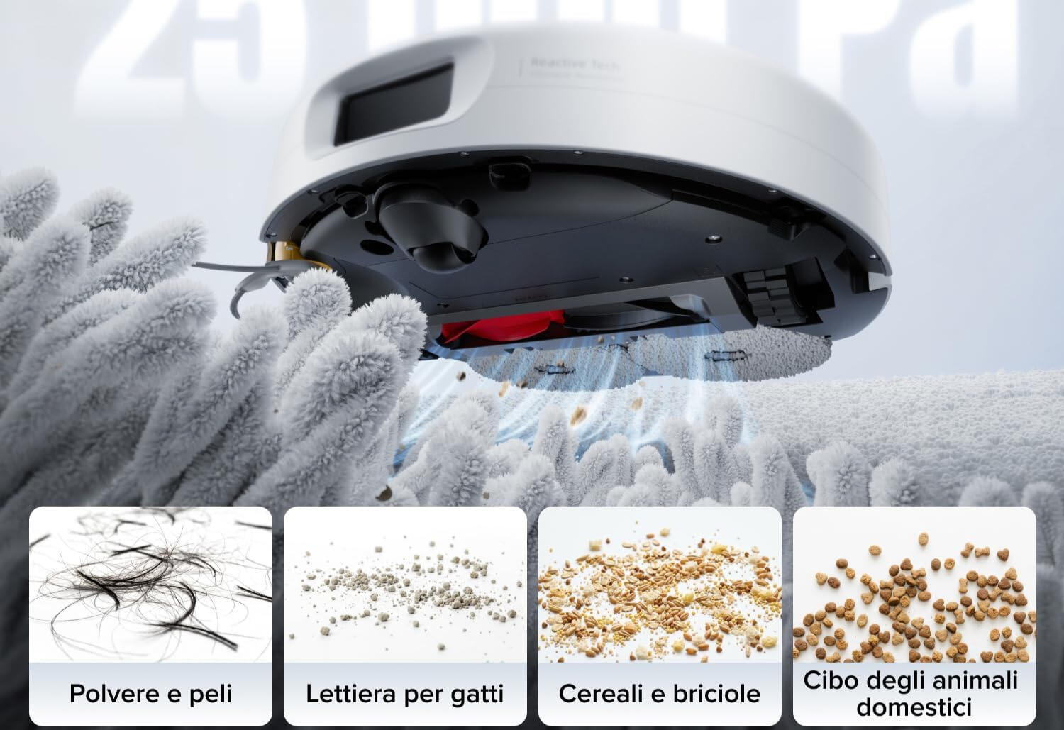 Partnership sponsorizzata da: MOVA #adv MOVA S70 Ultra Roller: Robot aspirapolvere con 32.000Pa e roller mop con cover proteggi-tappeti.